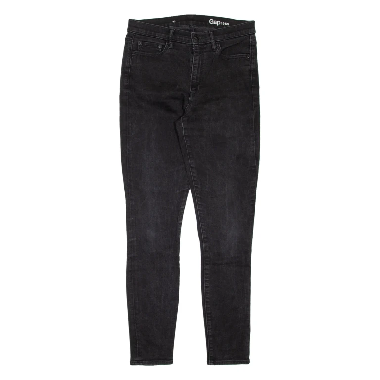 GAP Womens Jeans Black Slim Skinny W30 L28