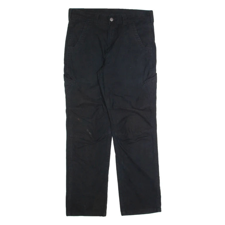 DICKIES Workwear Mens Trousers Black Regular Straight W32 L30