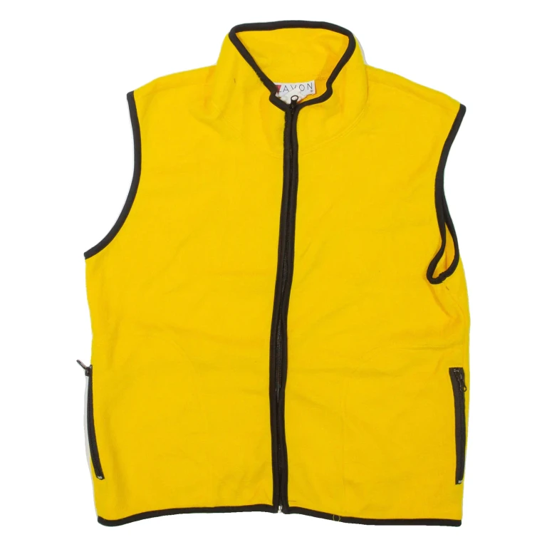 LAVON Womens Fleece Gilet Yellow L