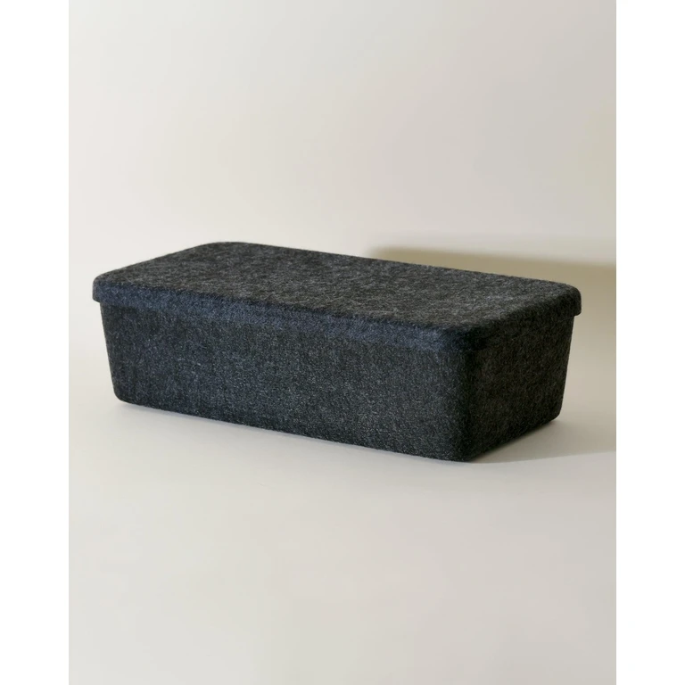 The Sculpted Bin - Long with Lid