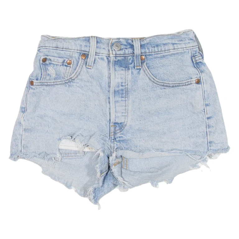 LEVI'S Womens Denim Shorts Blue XXS W24