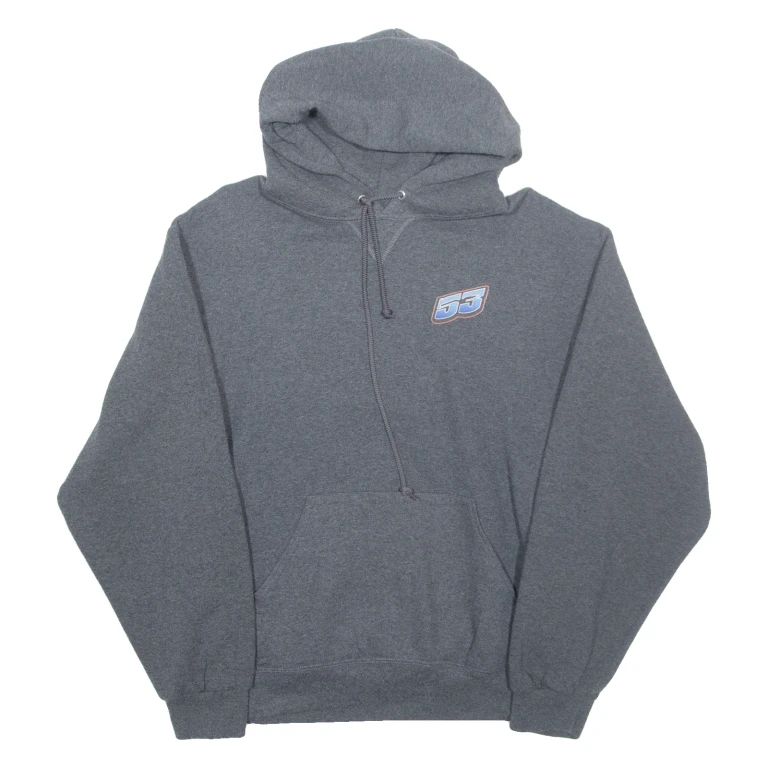 RUSSELL ATHLETIC Womens Grey Hoodie M