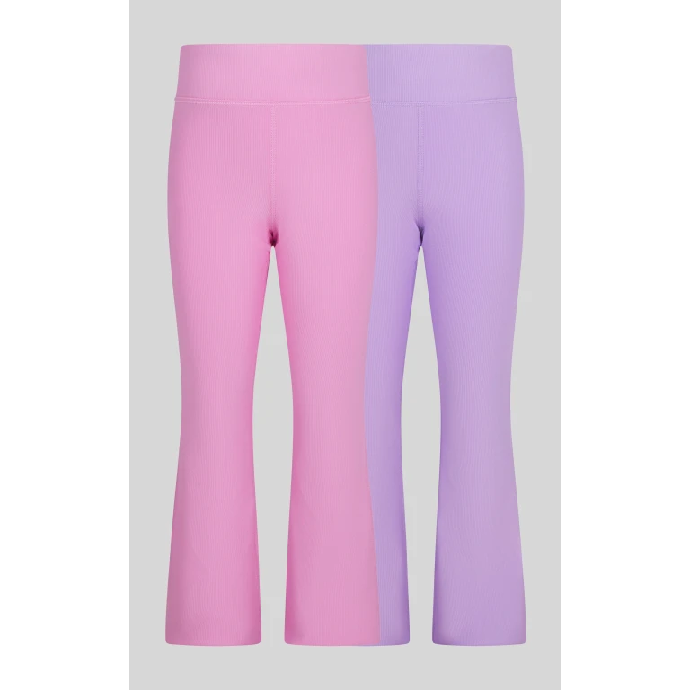4-6X 2 PK Ribbed Everyday Flared Leg Pant