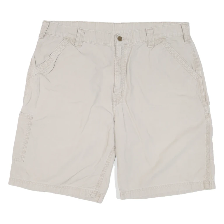 CARHARTT Mens Workwear Shorts Beige XL W40