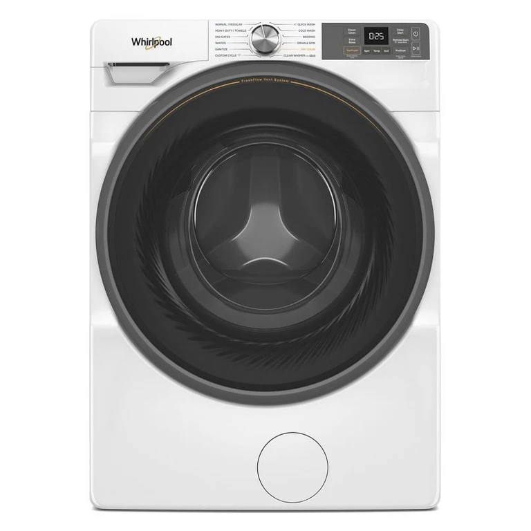 Smart Front Load ENERGY STAR Washer with FreshFlow Vent System in Radiant Silver 4.5 cu. ft. WFW5720RR