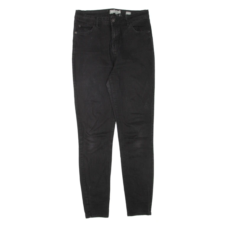 BENCH Womens Jeans Black Regular Skinny W32 L31