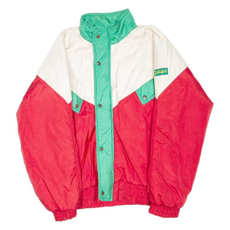 GALUPPO Mens Jacket Red Colourblock XL