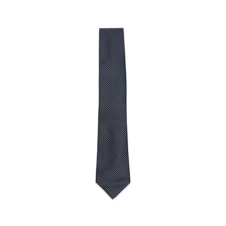 Canali Polka-dot Twill Tie
