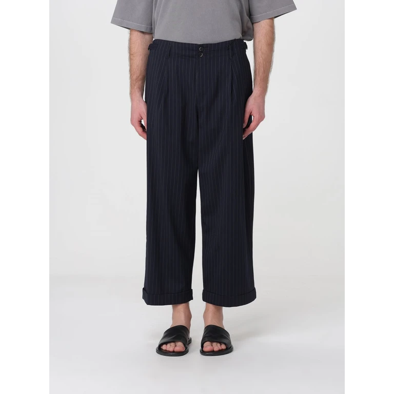 Virgin Wool Blend Cropped Fit Trousers (PAU54470519170)