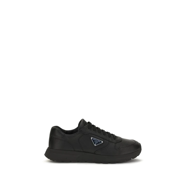 Prada Black Polyester Athletic Sneakers - Men