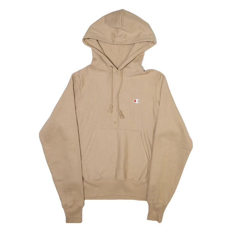CHAMPION Mens Brown Hoodie XS