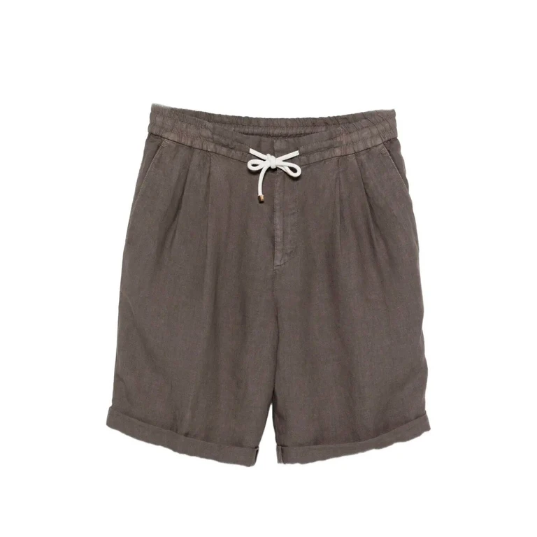 Brunello Cucinelli Linen Bermuda