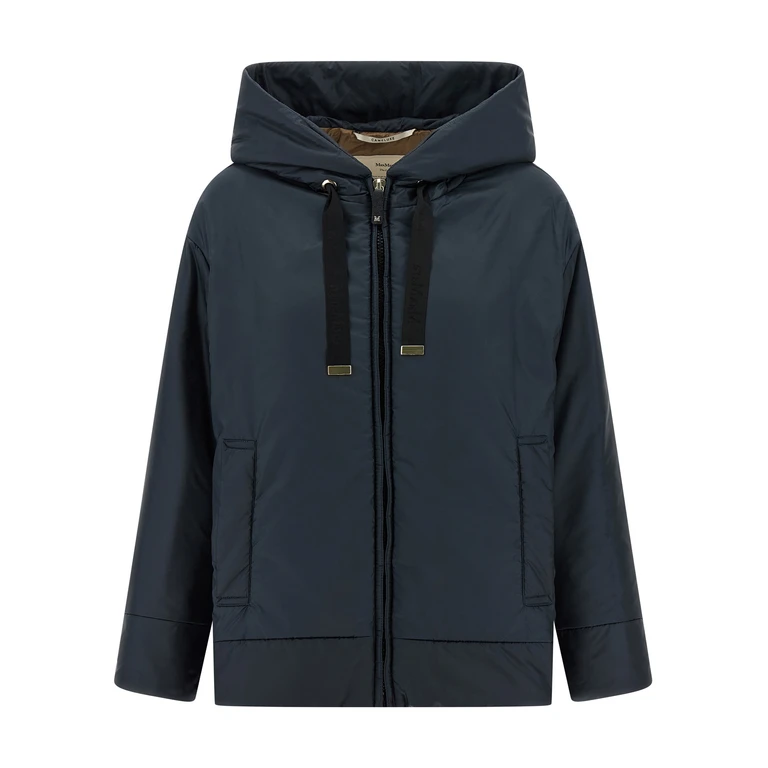 Max Mara Blue Polyester Shell Jacket Clothing - Women