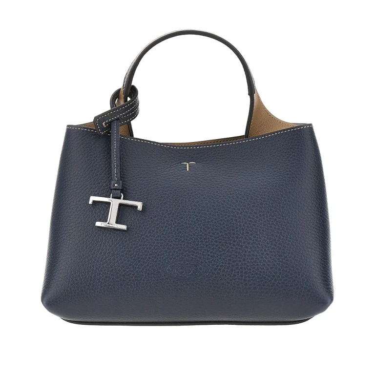 TODS Grained leather micro shopping bag Woman One Size