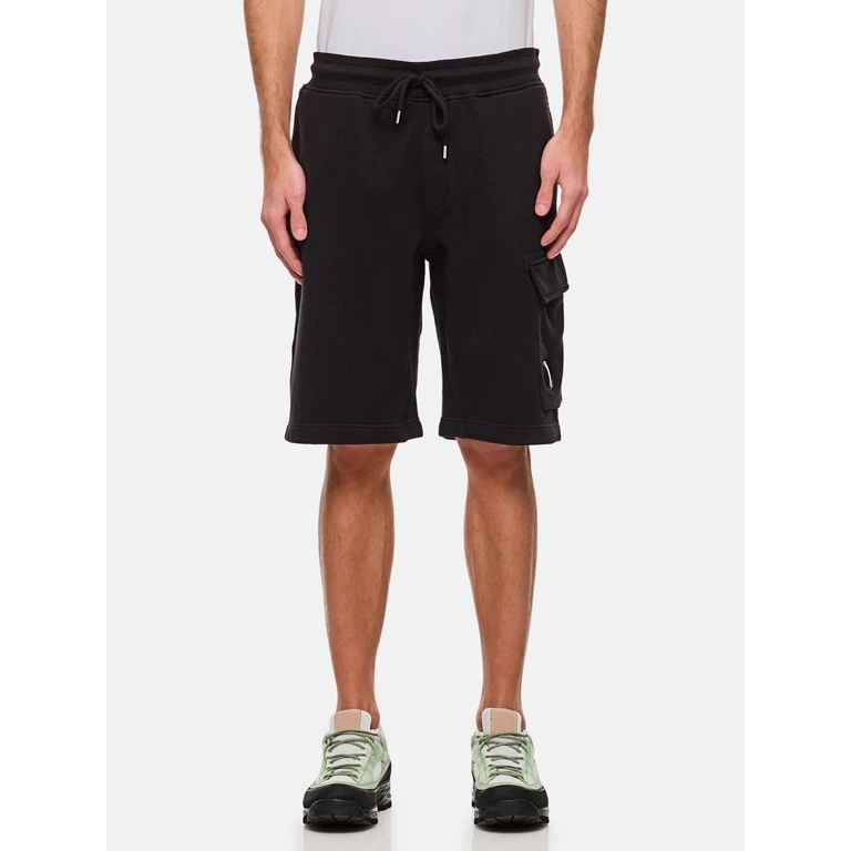 C. P. COMPANY Shorts Men color Black (18CMSB101A110044G999)