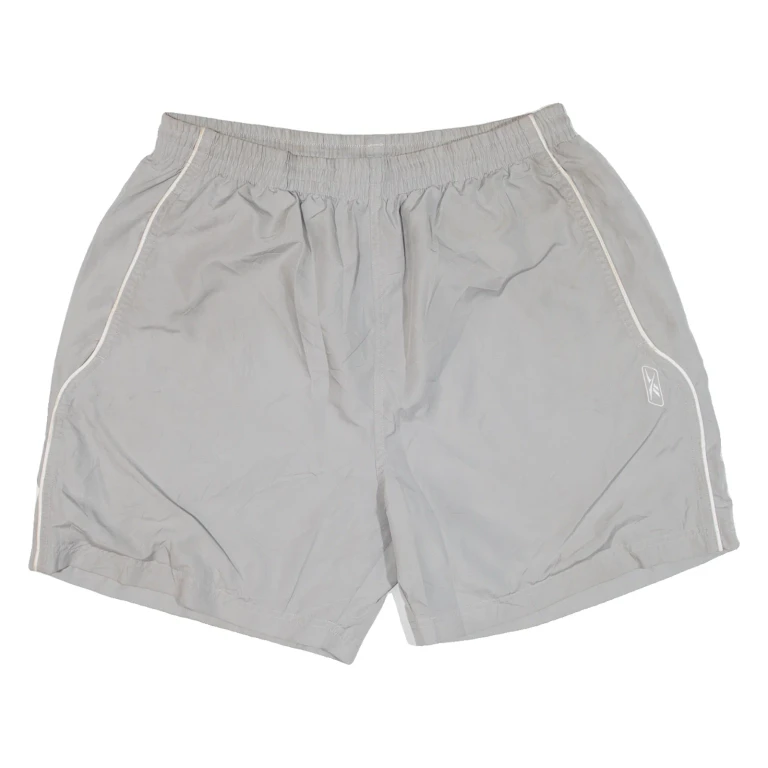REEBOK Mens Sports Shorts Grey Relaxed L W30