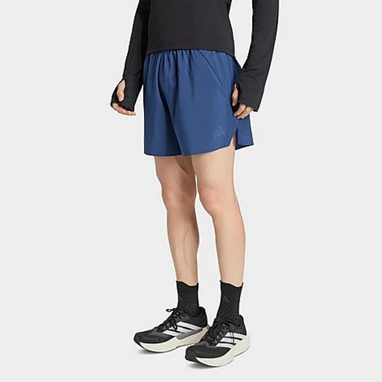 adidas Men's adi365 Iconic Running Shorts in Tech Indigo/Dark Blue Size: S 7