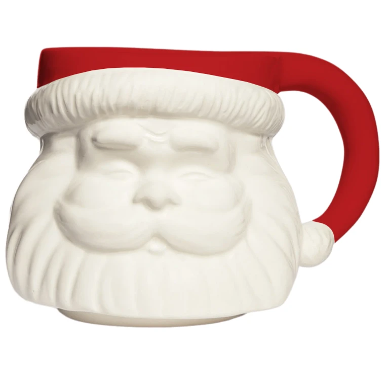 Red Hat Santa 19 oz Figural Coffee Mug