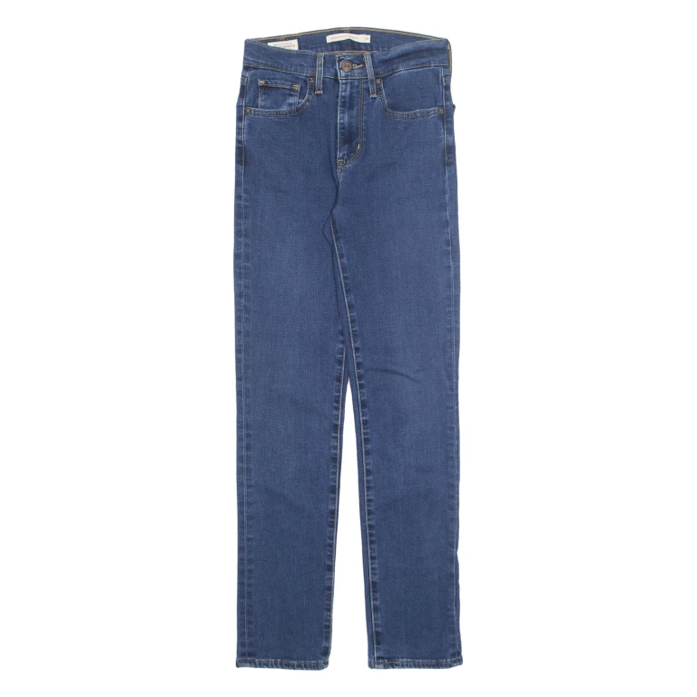 LEVI'S Womens Jeans Blue Regular Straight W24 L28