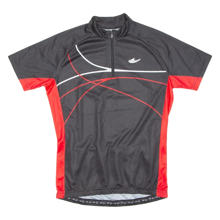 Cycling Mens Jersey Black 1/4 Zip L