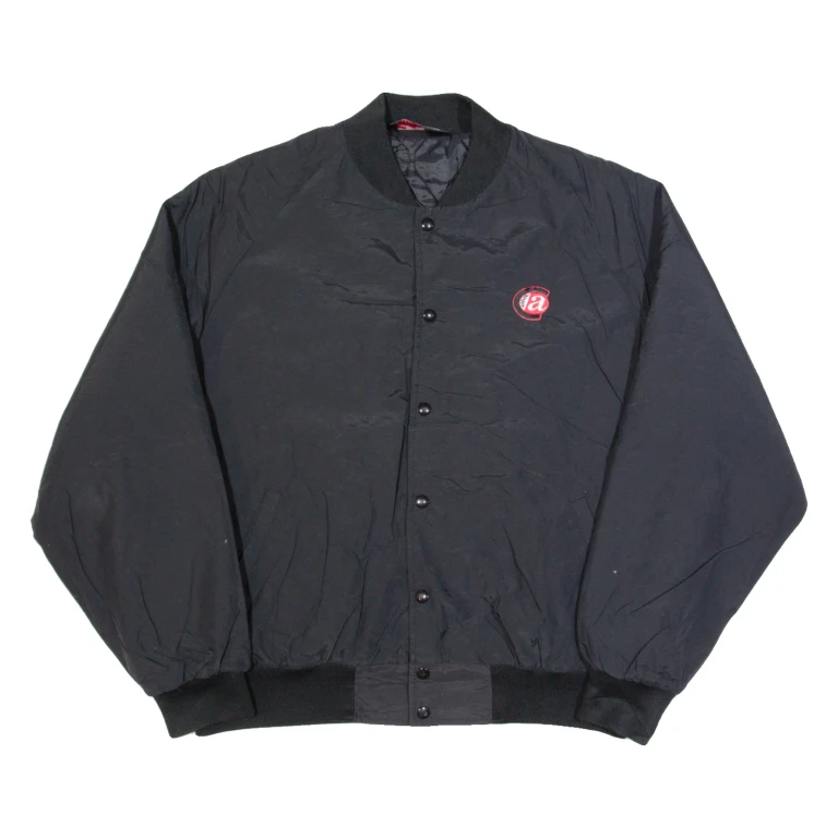 SPORTSMASTER Mens Bomber Jacket Black USA L