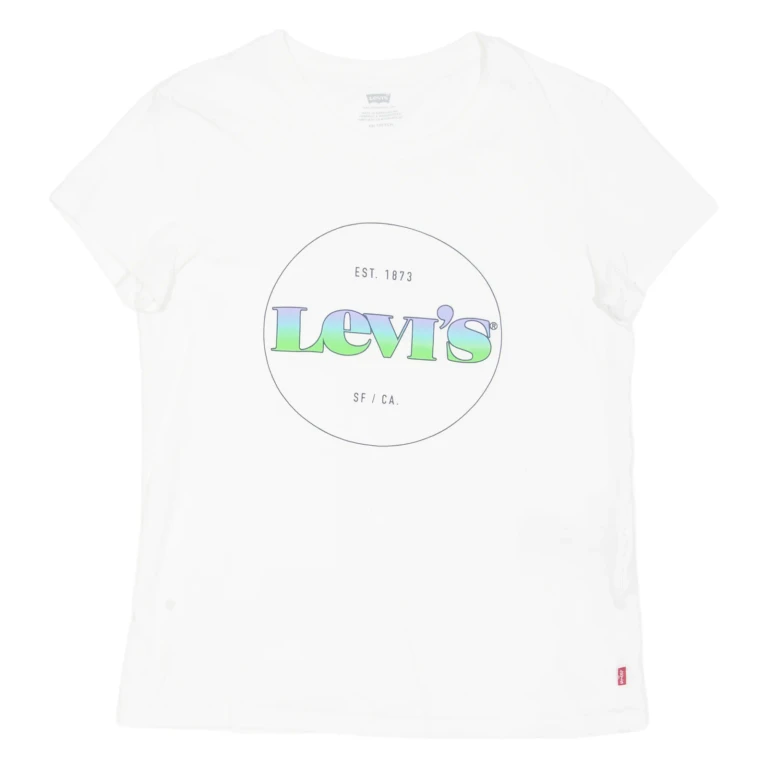 LEVI'S Womens T-Shirt White XS (EE1-041124-5163)