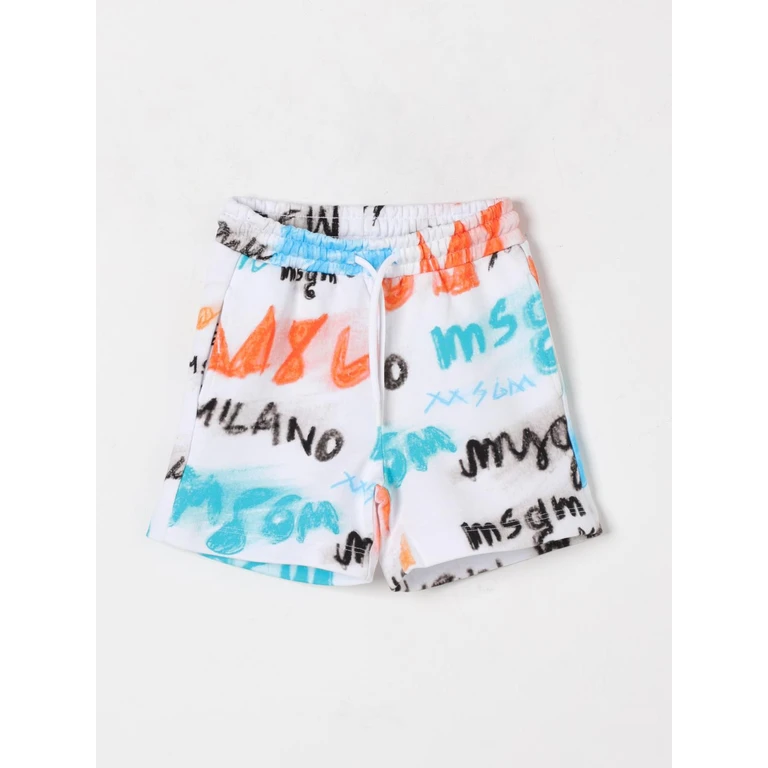 MSGM KIDS Shorts Kids color White (S5MSJBBE282001)