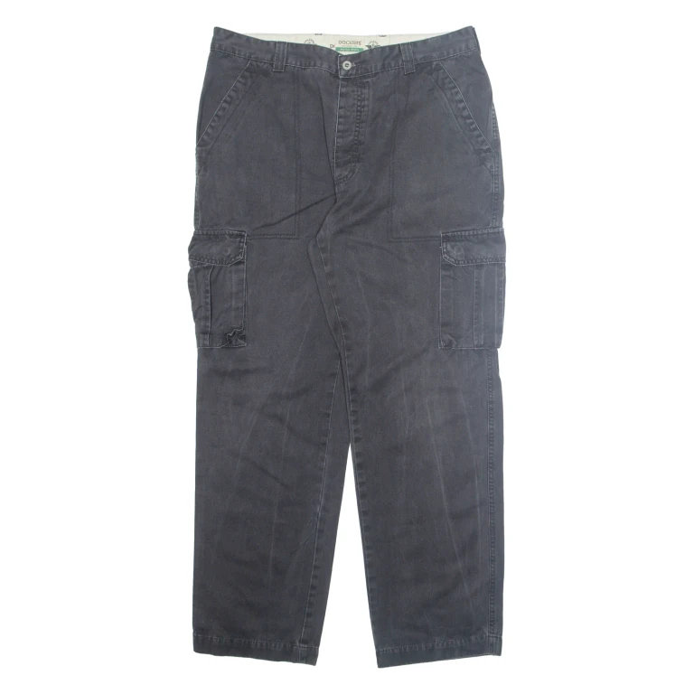 DOCKERS Cargo Workwear Mens Trousers Grey Regular Straight W38 L32