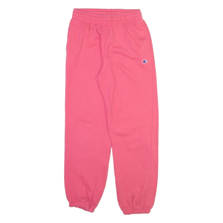 CHAMPION Womens Joggers Pink Tapered S W26 L27