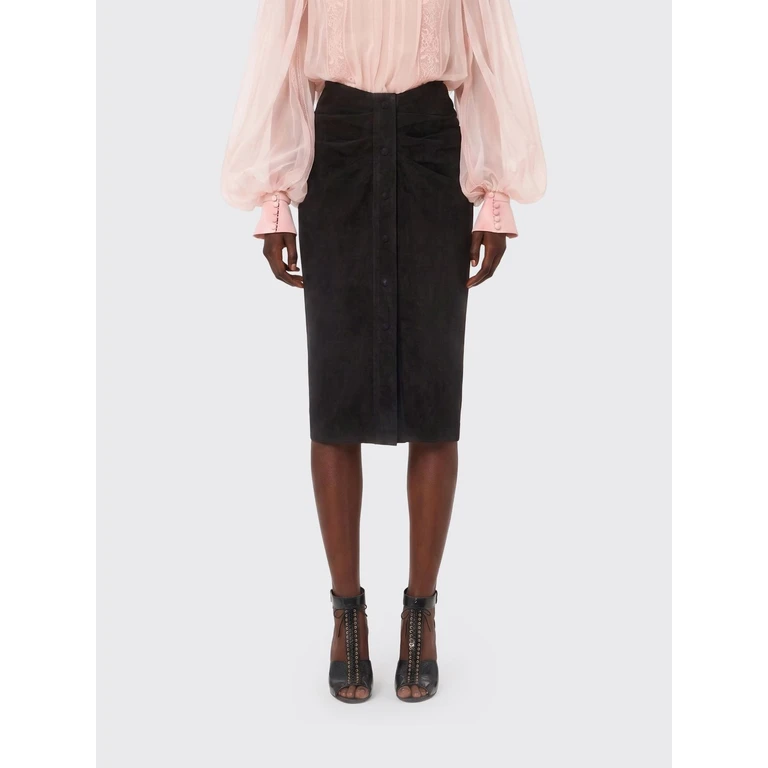 Skirt Woman color Black (8B0NI08AA6Q0NO)