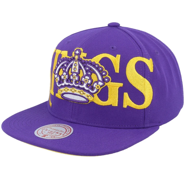 Men's NHL Full Frontal Snapback Vntg Kings Snapback Caps