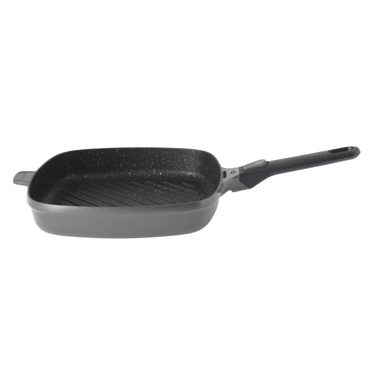 GEM 11" Nonstick Square Grill Pan, Black