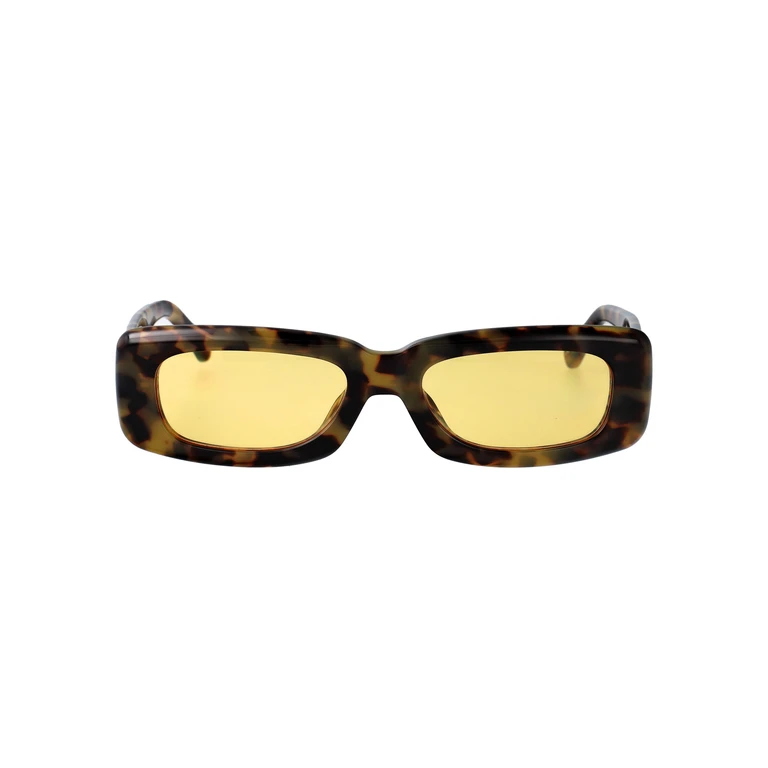 The Attico Attico16c21sun C21 T-shell/silver/yellow Acetate Sunglasses - Women