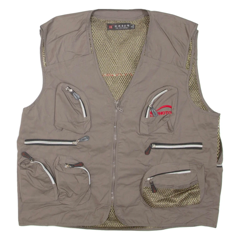 Utility Mens Gilet Grey XL