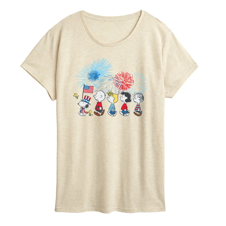 USA Parade - Women's Short Sleeve Graphic T-Shirt