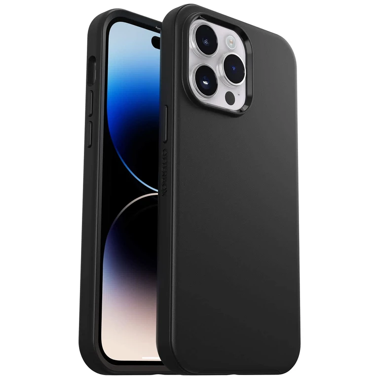 Iphone 14 Pro Max (Only) Symmetry Series+ Case - Black, Ultra-Sleek, Snaps to Magsafe, Raised Edges Protect Camera & Screen