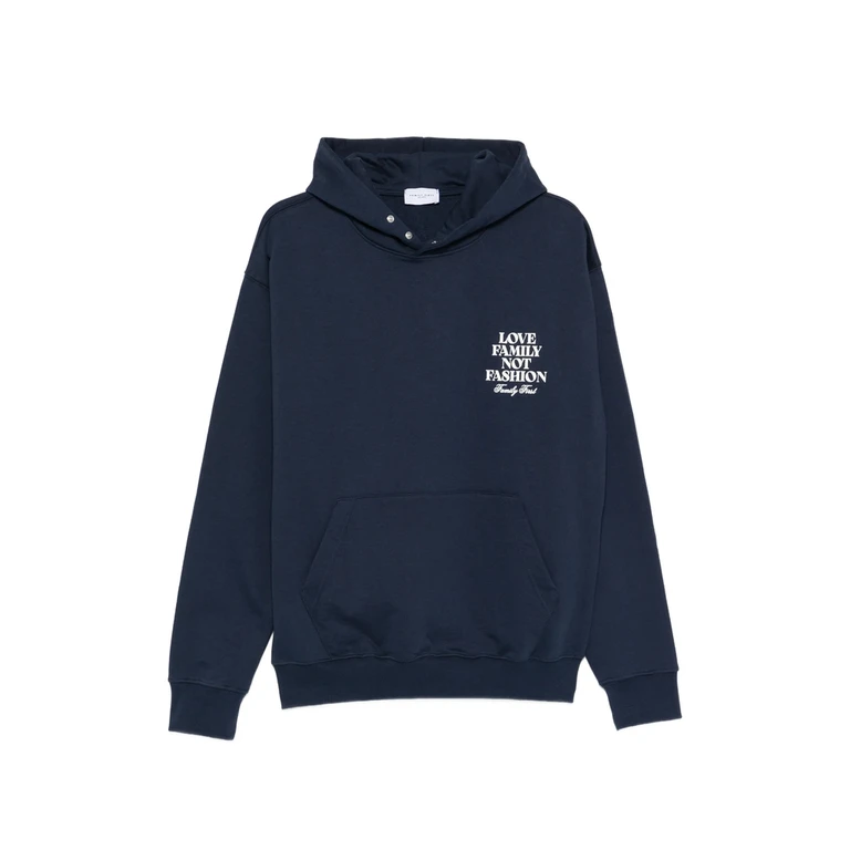 Family First Lettering Hoodie