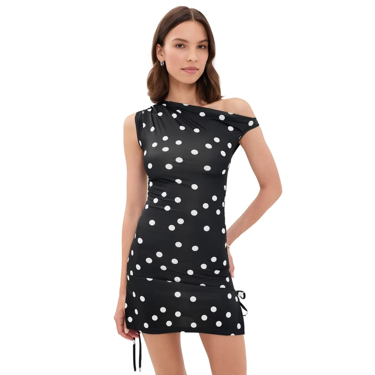 Lioness Original Sin Mini Dress Moonlight Polka L
