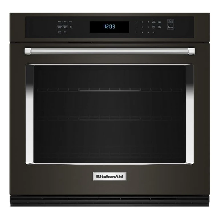 27" Single Wall Oven w/ Air Fry Mode in Black Stainless Steel