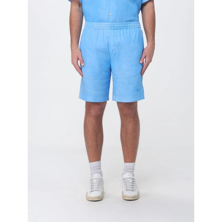 MSGM Shorts Men color Blue (4040MB05X26700984)