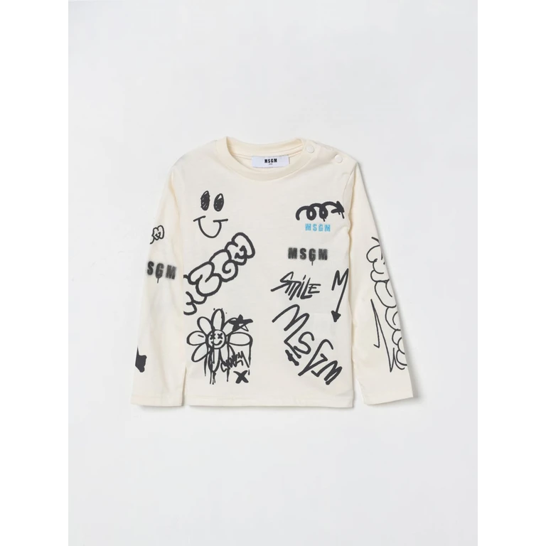 MSGM KIDS T-Shirt Kids color Cream (F5MSNBTH298013)