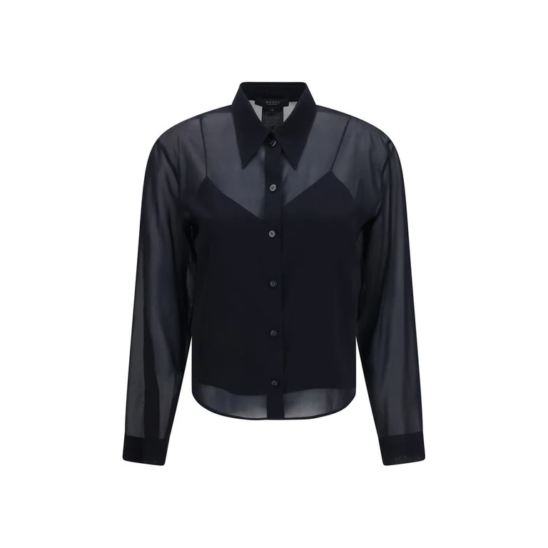 Gucci Black Silk Shirt - Women