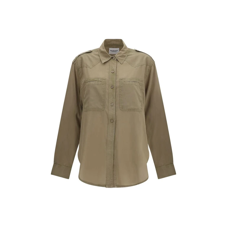 Marant Etoile Bicolor Cotton Shirt - Women