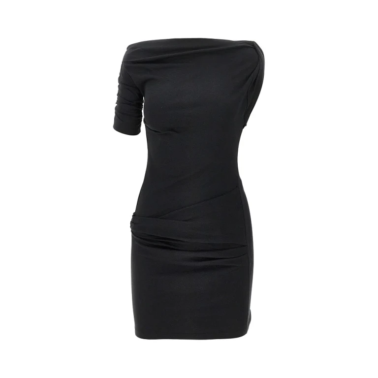 JACQUEMUS 'Drapeado' jersey mini dress Woman S