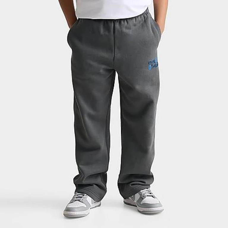 Unlike Humans Big Kids Never Look Back Jogger Pants in Iron Gate Size: Small