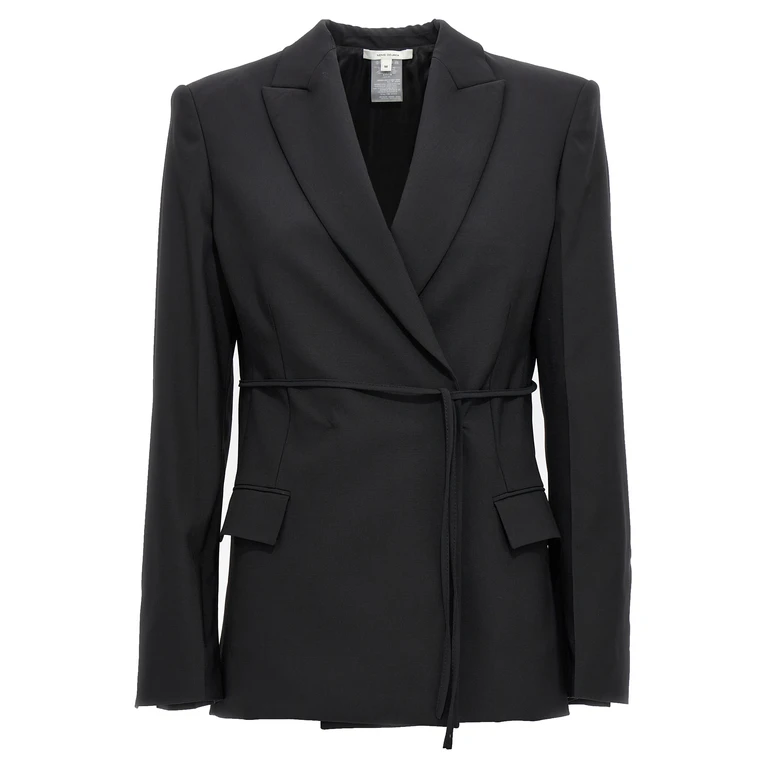 Black Virgin Wool Blazer Clothing - Women