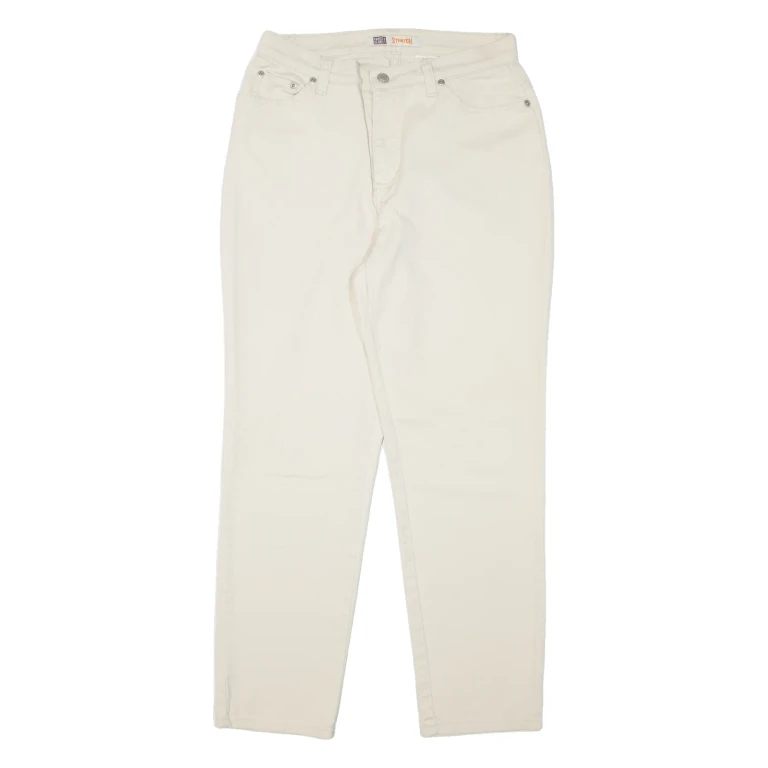 FADED GLORY Womens Jeans Beige Regular Mom W28 L28