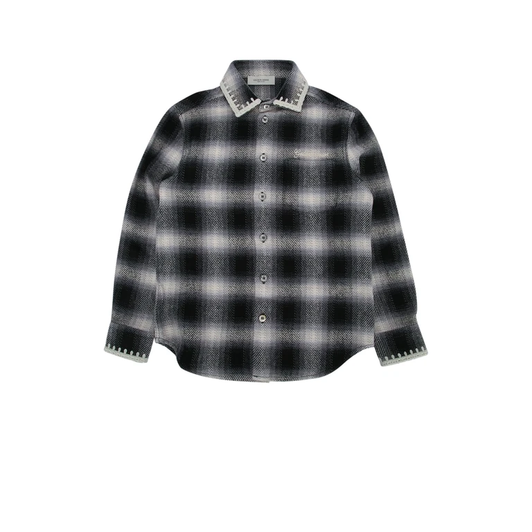 Journey Unisex Regular Sh Blackwhite Main Fabric: Cotton Camicie