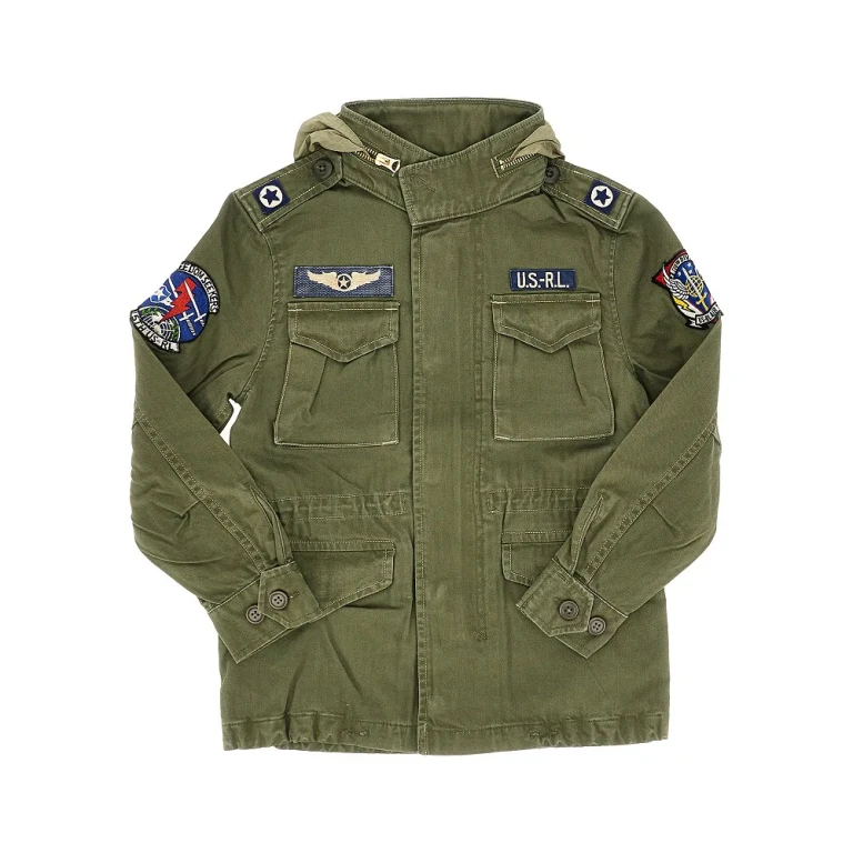 RALPH LAUREN Cotton military jacket Kids S
