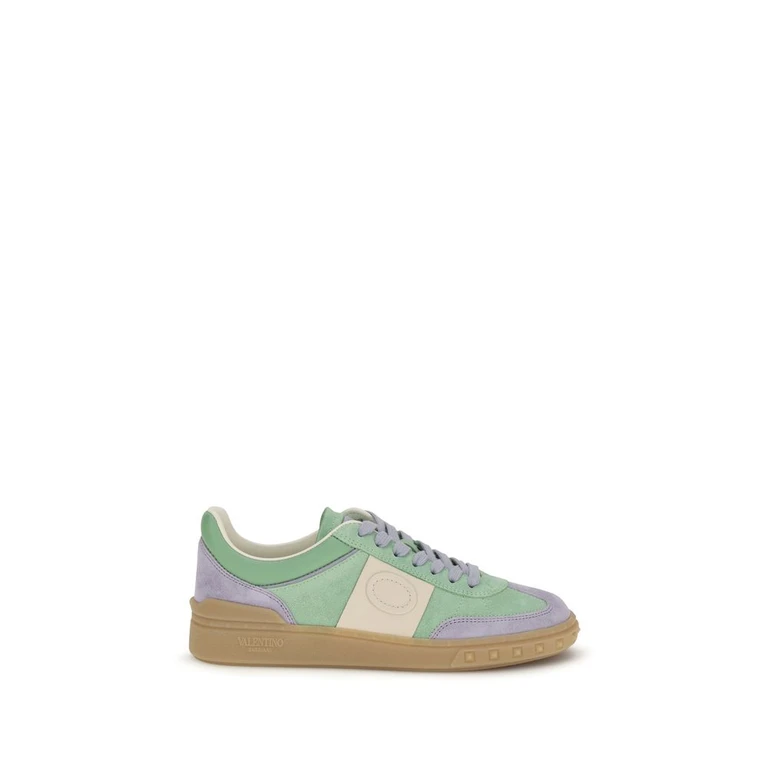 Valentino Garavani Multicolor Calf Leather Bos Taurus Low Top Sneakers - Women